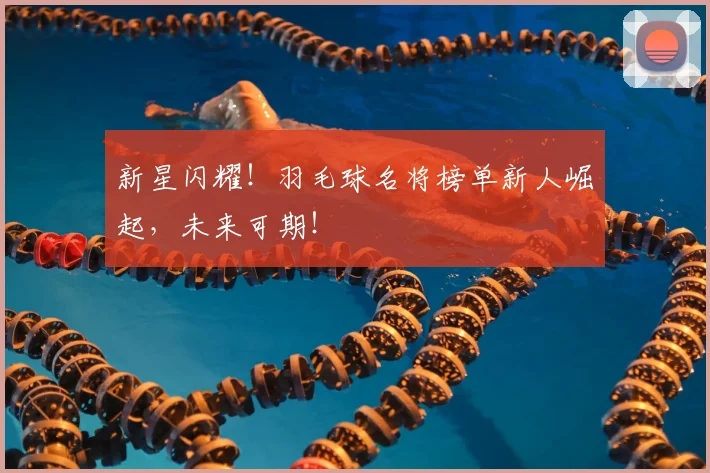新星闪耀！羽毛球名将榜单新人崛起，未来可期！